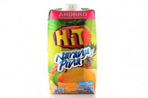 HIT NARANJA PIÑA EN CAJA 1 L