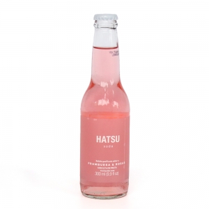 HATSU SODA 300 ml FRAMBUESA Y ROSAS