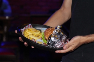 HAMBURGUESA 100% POLLO